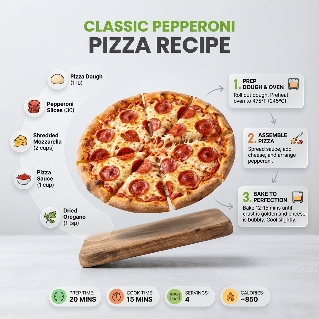 Flux 3 (flux-3.org) prompt example: Editorial recipe infographic