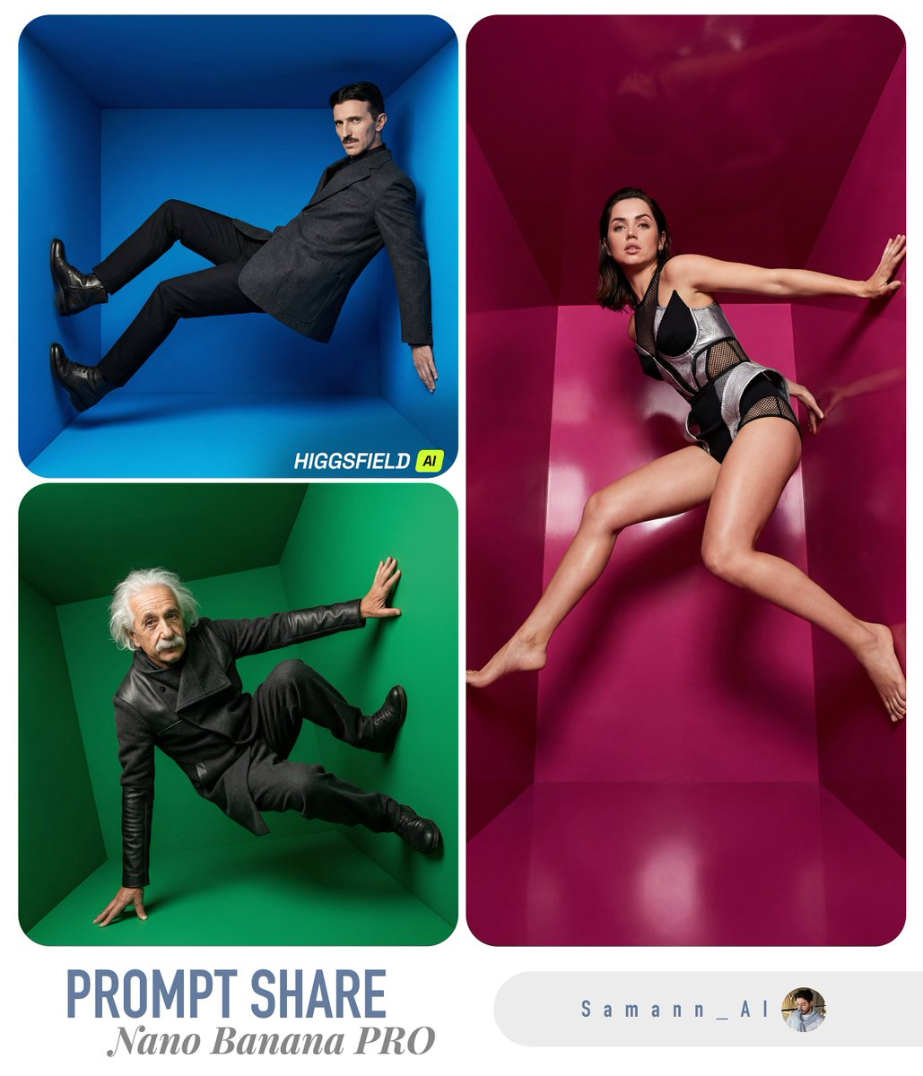 Flux 3 (flux-3.org) prompt example: Geometric color-box fashion