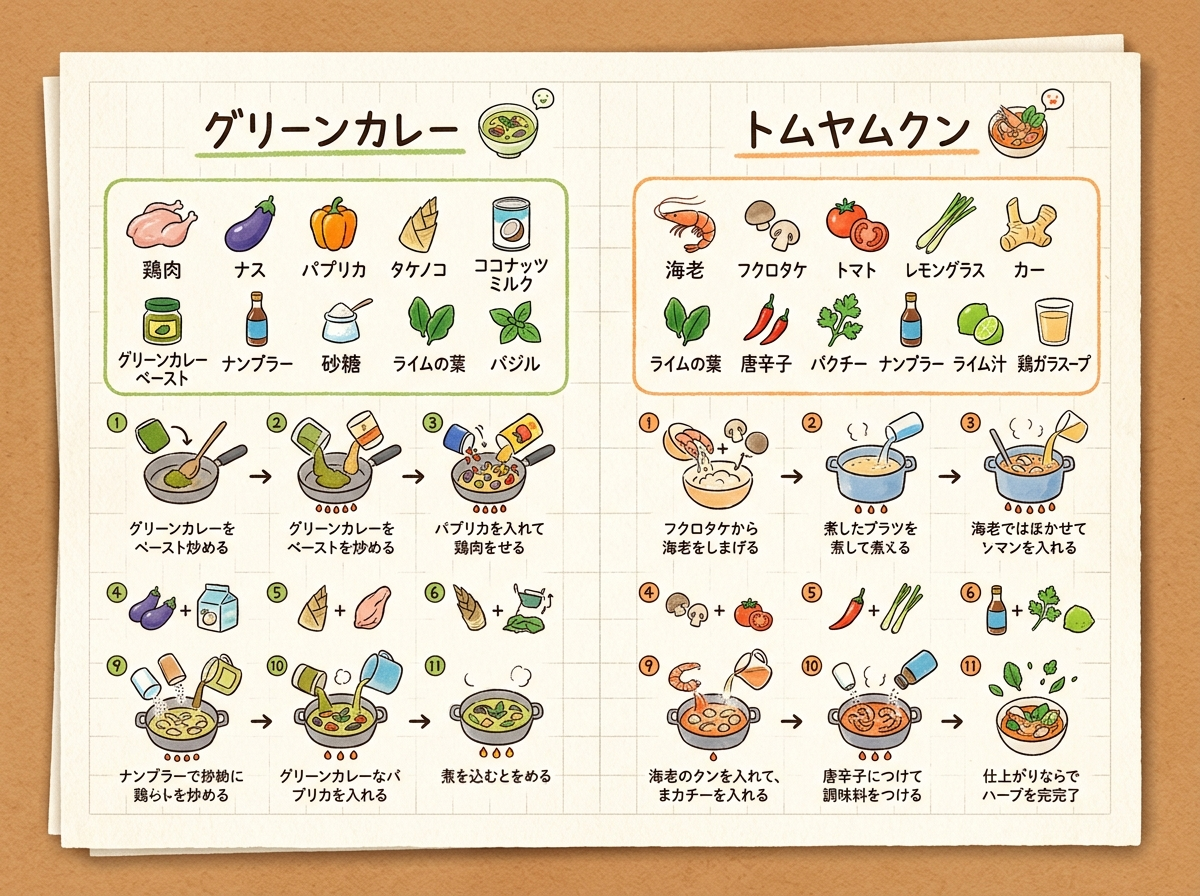 Flux 3 (flux-3.org) prompt example: Handwritten Memo Recipe Illustration