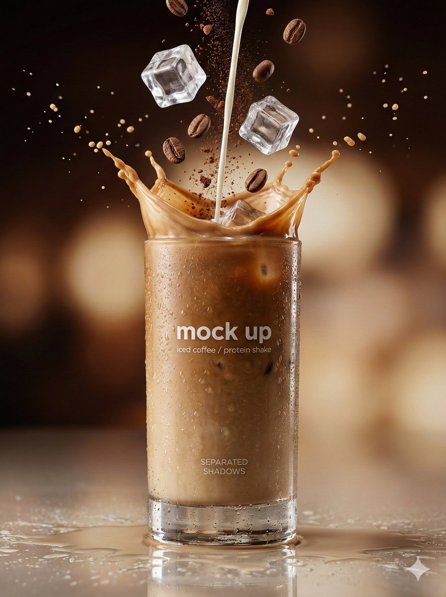 Flux 3 (flux-3.org) prompt example: Commercial beverage photography