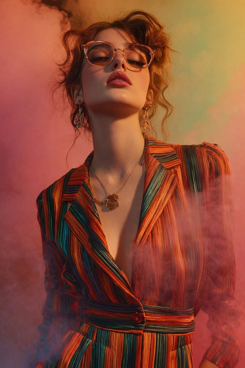 Flux 3 (flux-3.org) prompt example: Close-up fashion editorial