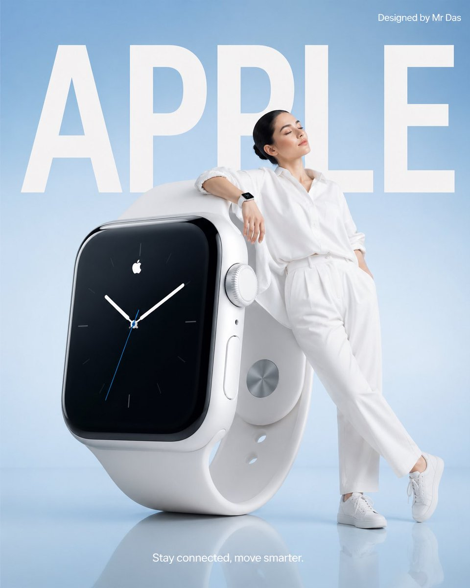 Flux 3 (flux-3.org) prompt example: Oversized smartwatch advertisement